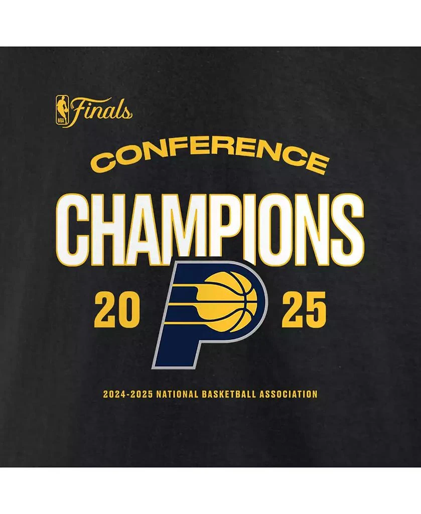 Fanatics Men's Black Indiana Pacers 2025 NBA Eastern Conference Champions Roster Buzzer Beater T-Shirt 4