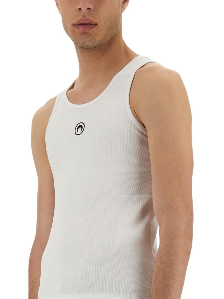 Ribbed Tank Top With Moon Logo – On Sale Now with Up to 4% Off