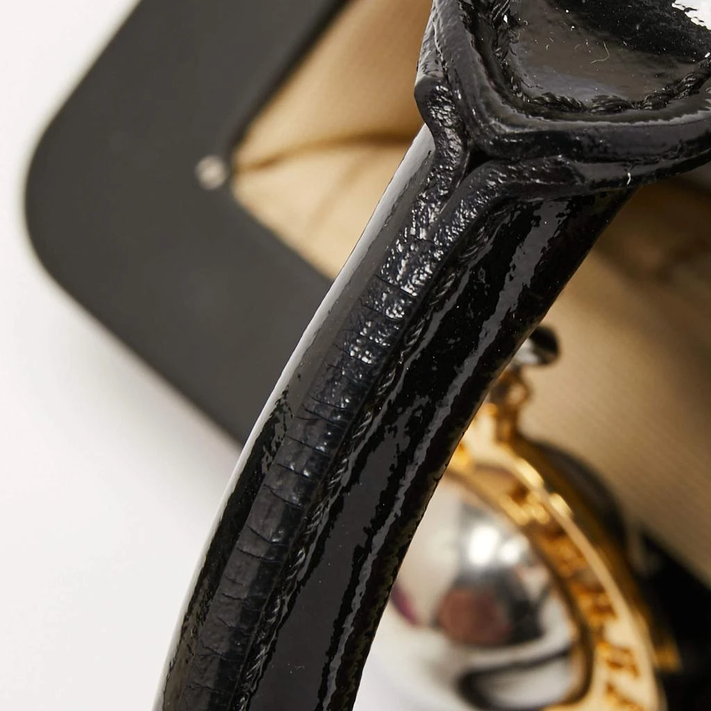 Gianfranco Ferre Gianfranco Ferre Multicolor Nylon and Patent Leather Frame Satchel 7