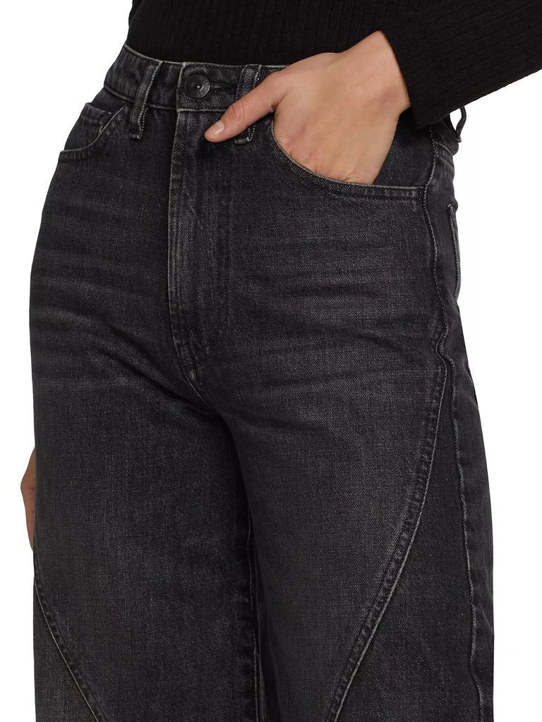 3x1 Helix Flip High-Rise Wide-Leg Jeans 6