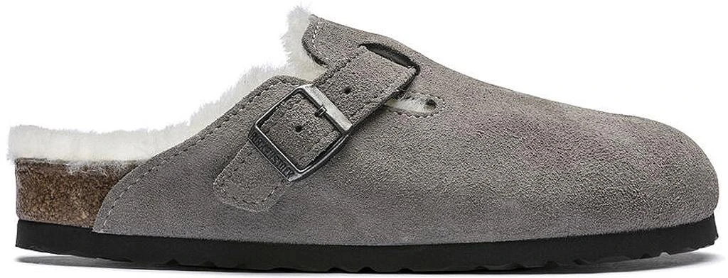 Birkenstock Boston Shearling Suede Leather Mules [Narrow] - Women's 7