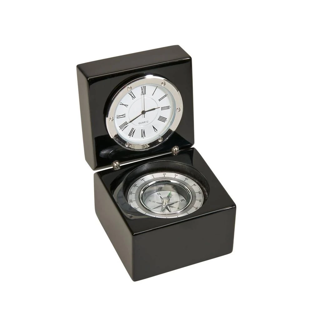 Creative Gifts International Creative Gifts International - Square Wood Box with Clock
Compass