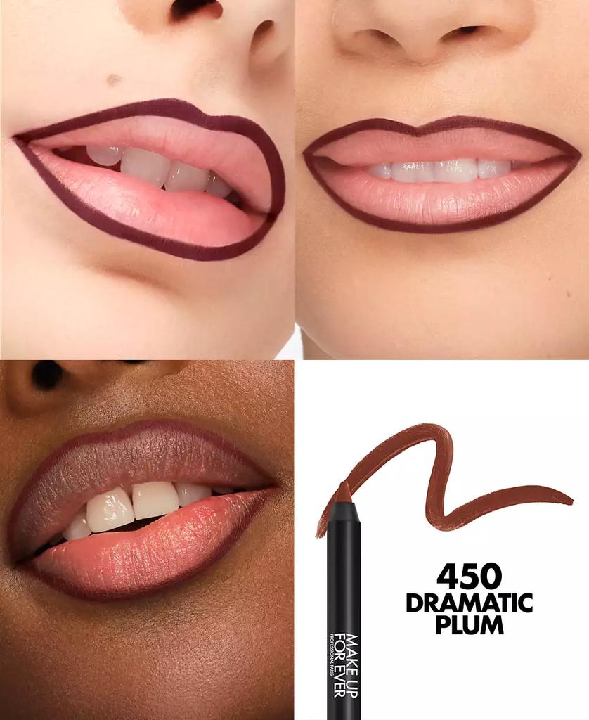 Make Up For Ever Artist Color Pencil Extreme Waterproof Lip Liner, 0.04 oz.