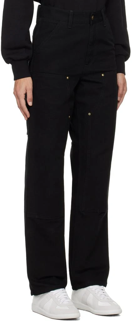 Carhartt WIP Black Double Knee Trousers 2