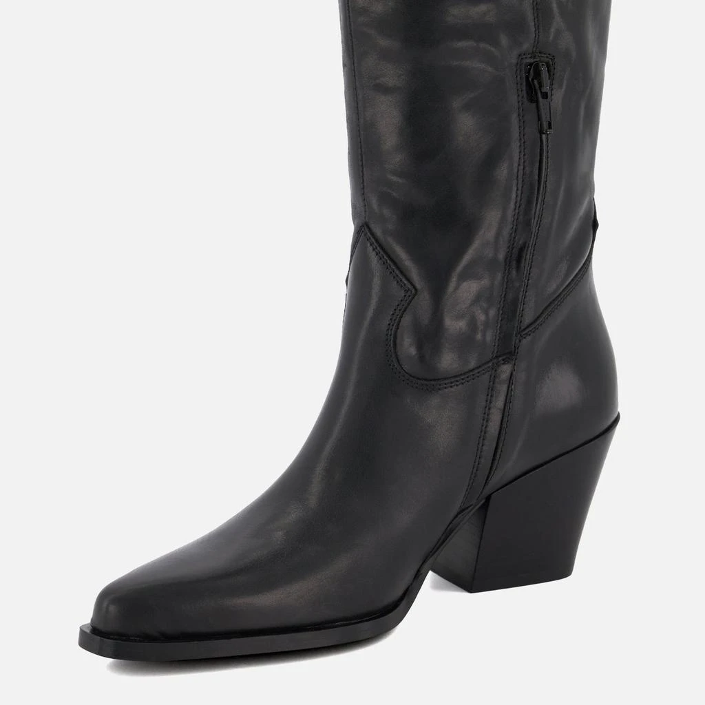 DUNE London Dune London Women's Tennessee Leather Cowboy Heeled Boots 4