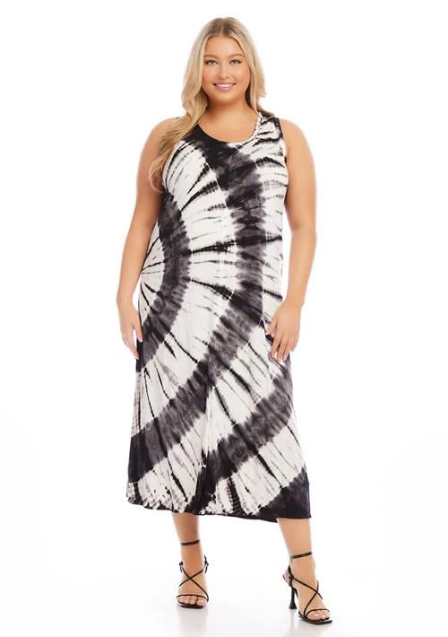 Karen Kane Kane Plus Size Front Slit Midi Dress 1