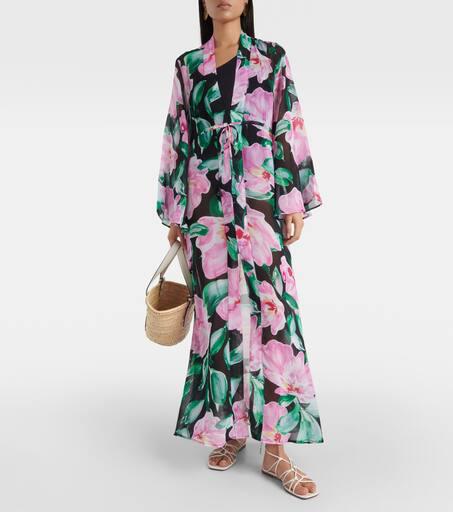 Alexandra Miro Betty floral kaftan