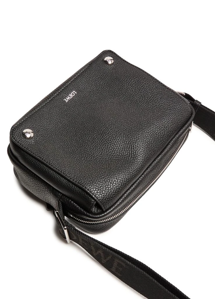 Loewe XS Pebble messenger bag in grained calfskin 7