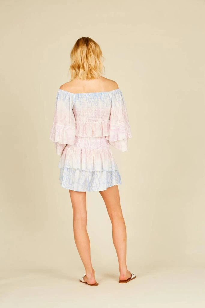 ocean drive Tie Dye Snakeskin Mini Skirt In Ombre 2
