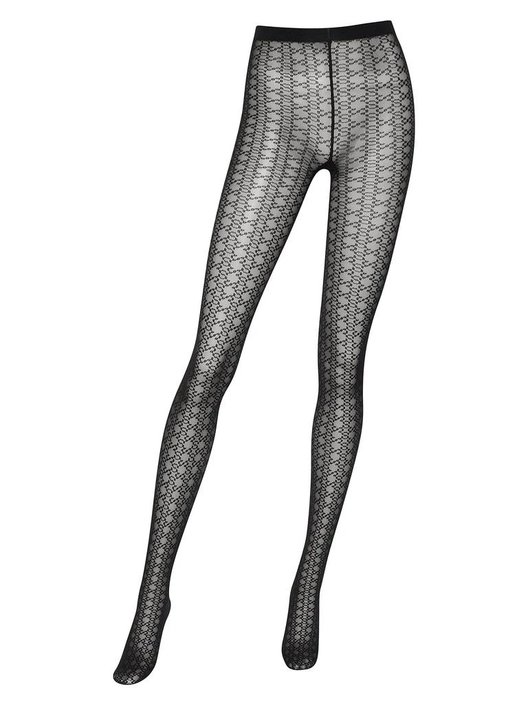 Wolford SIMKHAI x Wolford Sheer Logo Tights 2