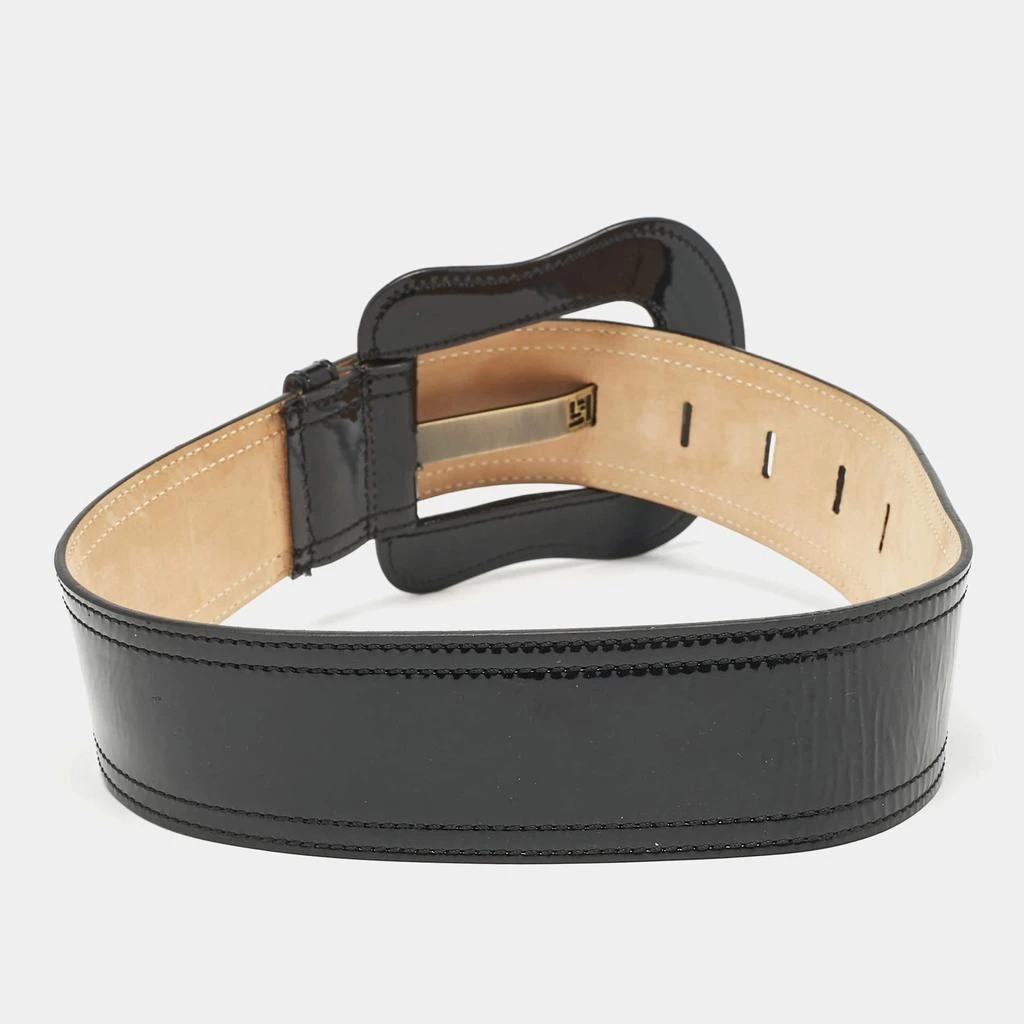 Fendi Black Patent Leather B Buckle Waist Belt 80CM – On  display picture 1