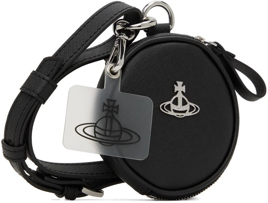 Vivienne Westwood Black Biogreen Saffiano Pouch 2
