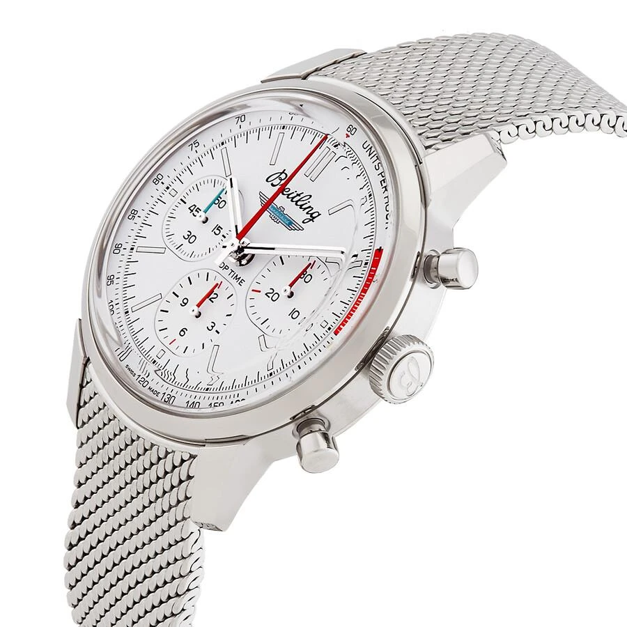 BREITLING Top Time B01 Thunderbird 41mm Chronograph Automatic White Dial Men
s Watch AB01766A1A1A1 2