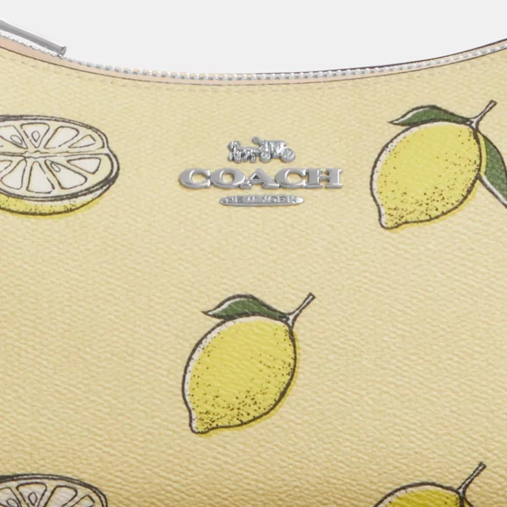 Coach Teri Shoulder Bag With Lemon Print 8