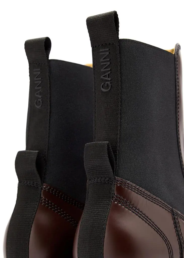 Ganni Faux leather Chelsea boots 4