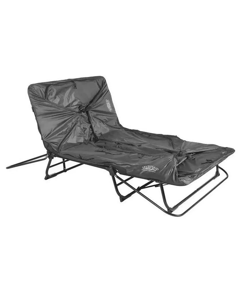 Kamp-Rite Oversize Portable Cot, Chair, and Tent, Easy Setup, Gray (2 Pk) 7