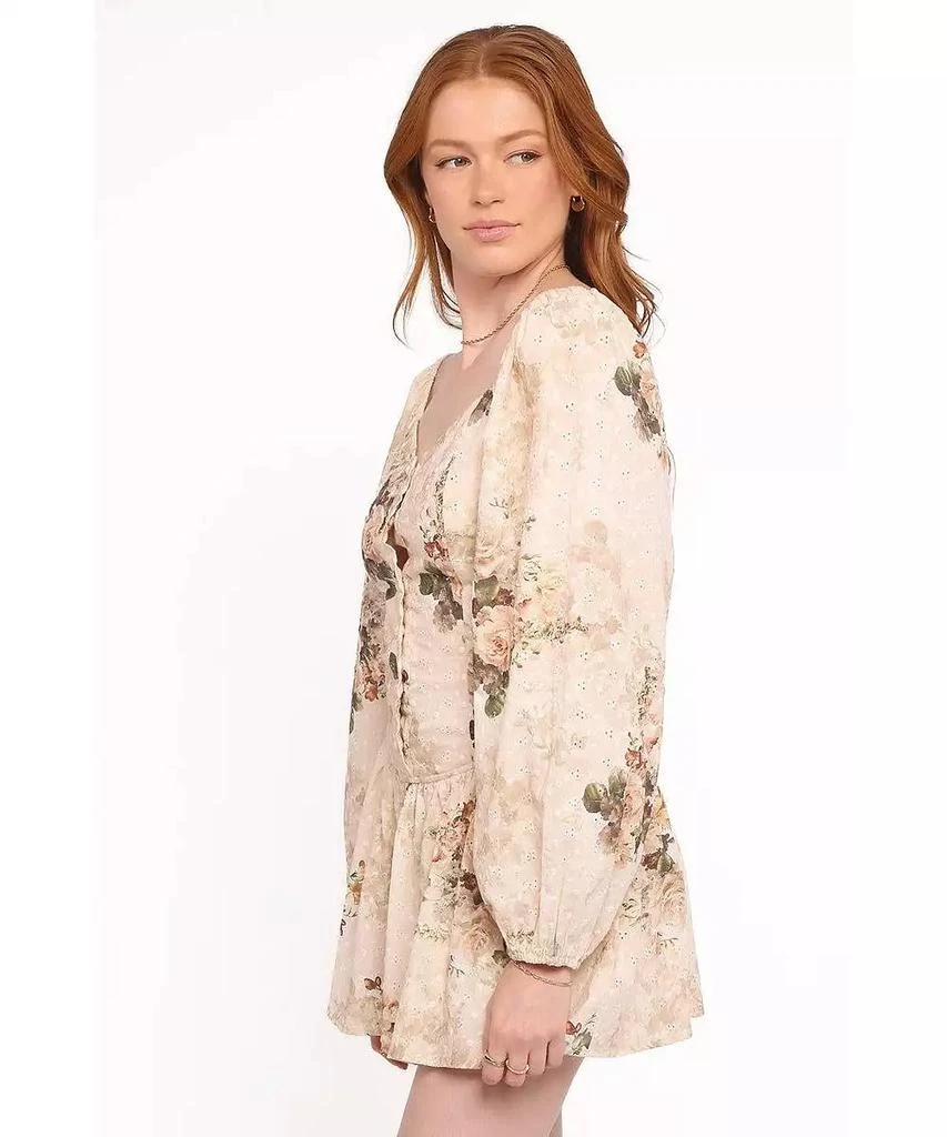 Petal and Pup Women's Greta Long Sleeve Romper 2