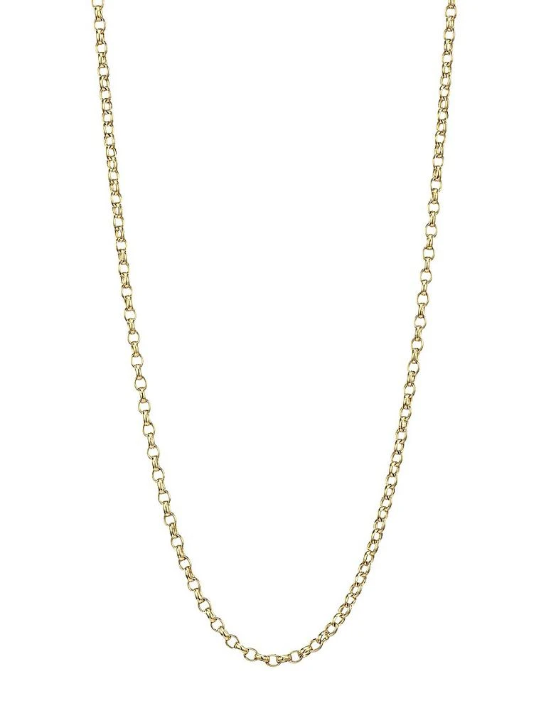 Tamara Comolli 18K Yellow Gold Belcher-Link Chain Necklace/21"-23" 1