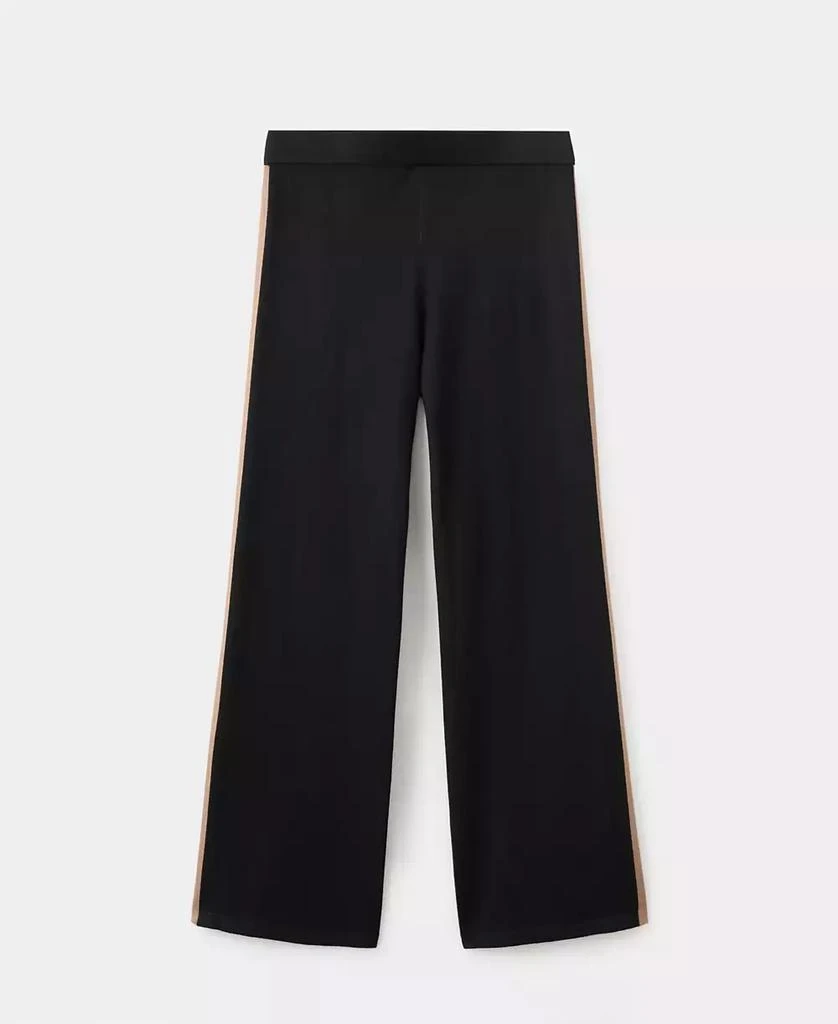 Mango Women
s Contrast Stripe Knit Pants 3