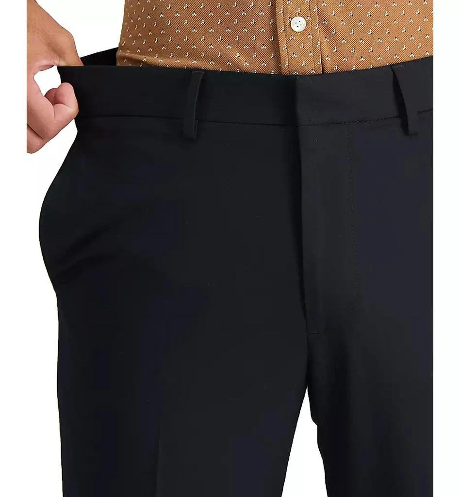 Haggar JMH Men's 4 Way Stretch Slim Fit Flat Front Dress Pant 6