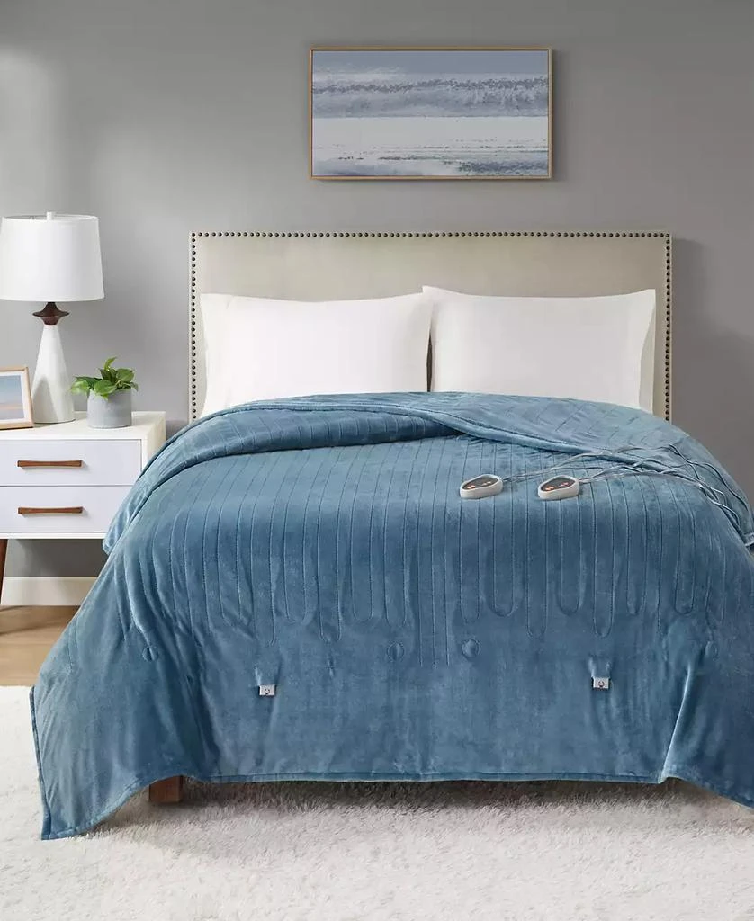 Premier Comfort Luxury Plush Heated Blanket, Twin, Exclusively at Macy’s 1