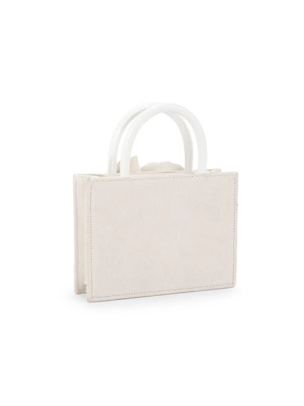 Mach & Mach Crystal Flower Leather Tote 4