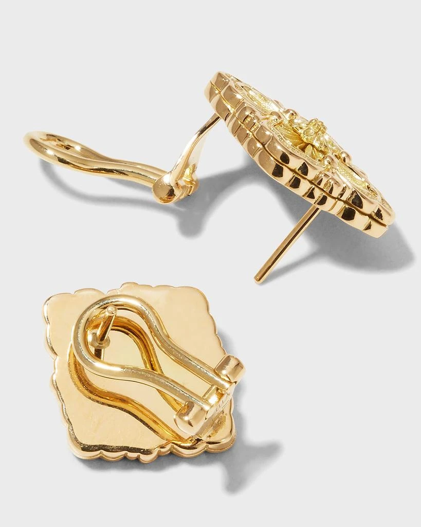 Buccellati Opera Tulle 18K Gold Mother-of-Pearl Earrings 4