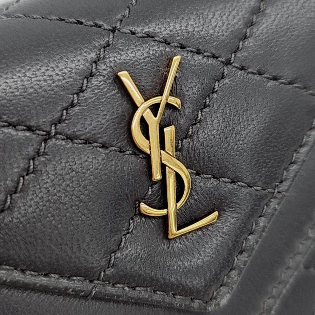 Yves Saint Laurent Saint Laurent black Loulou Micro Shoulder Bag 5