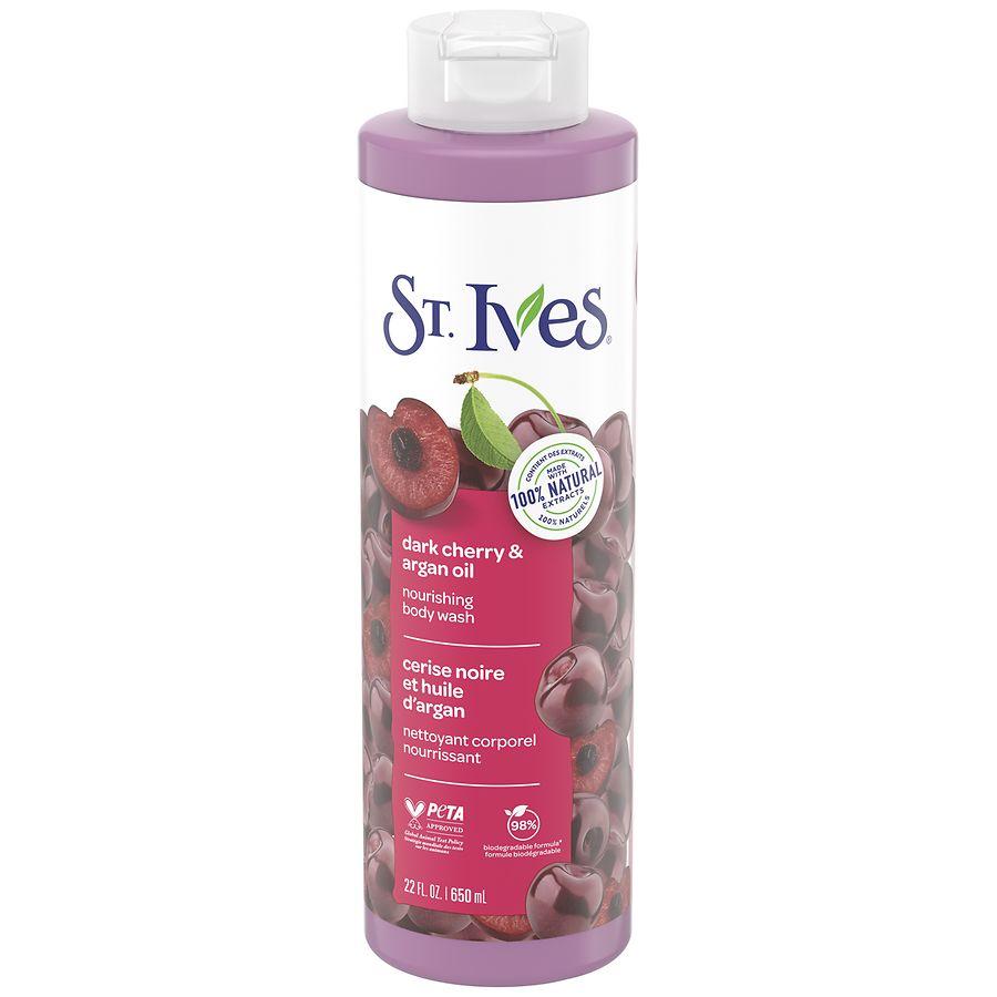 St. Ives Dark Cherry And Argan Oil Body Wash