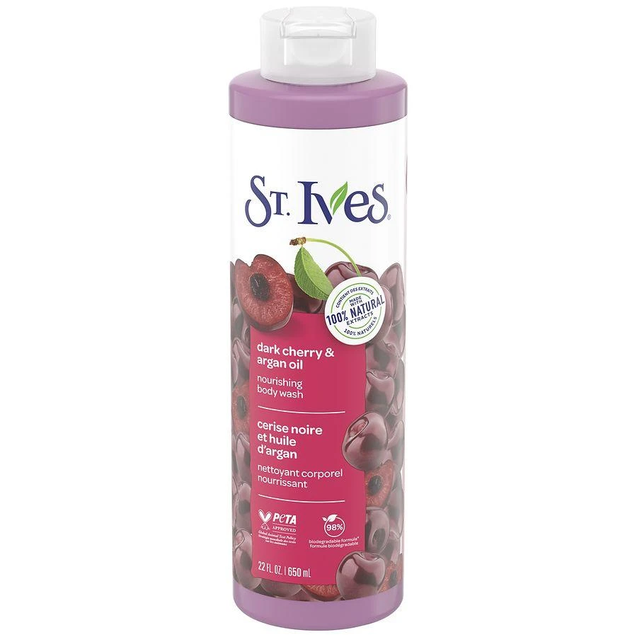 St. Ives Dark Cherry And Argan Oil Body Wash 1