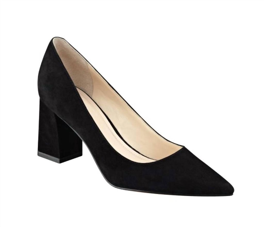 Marc Fisher Women's Zala Suede Heel In Black