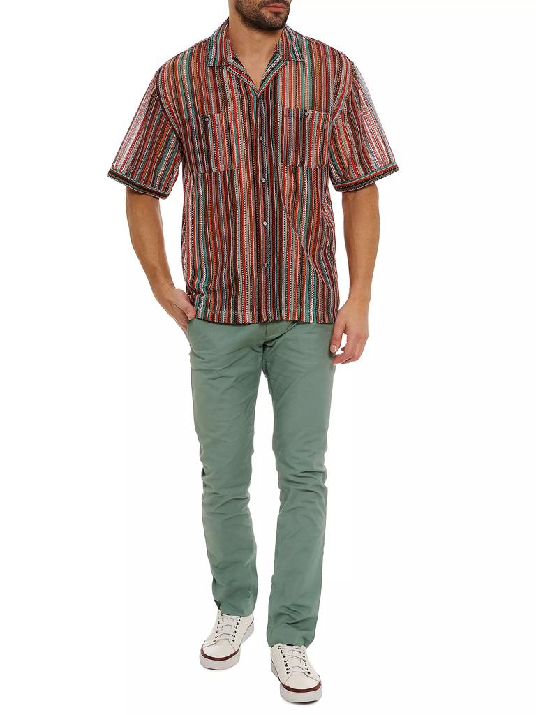 Robert Graham Serape Printed Button-Front Shirt