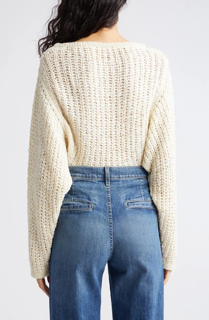 Ramy Brook Clea Metallic Boat Neck Sweater 2