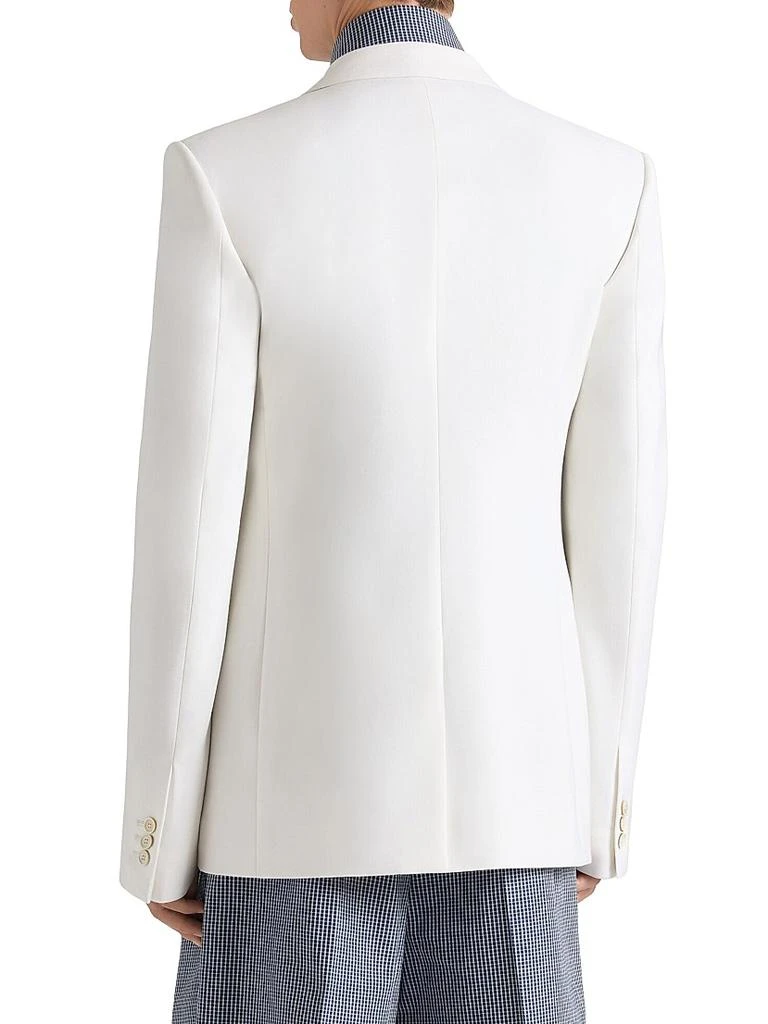 Givenchy Single-Breasted Fitted Jacket in Wool and Mohair 2