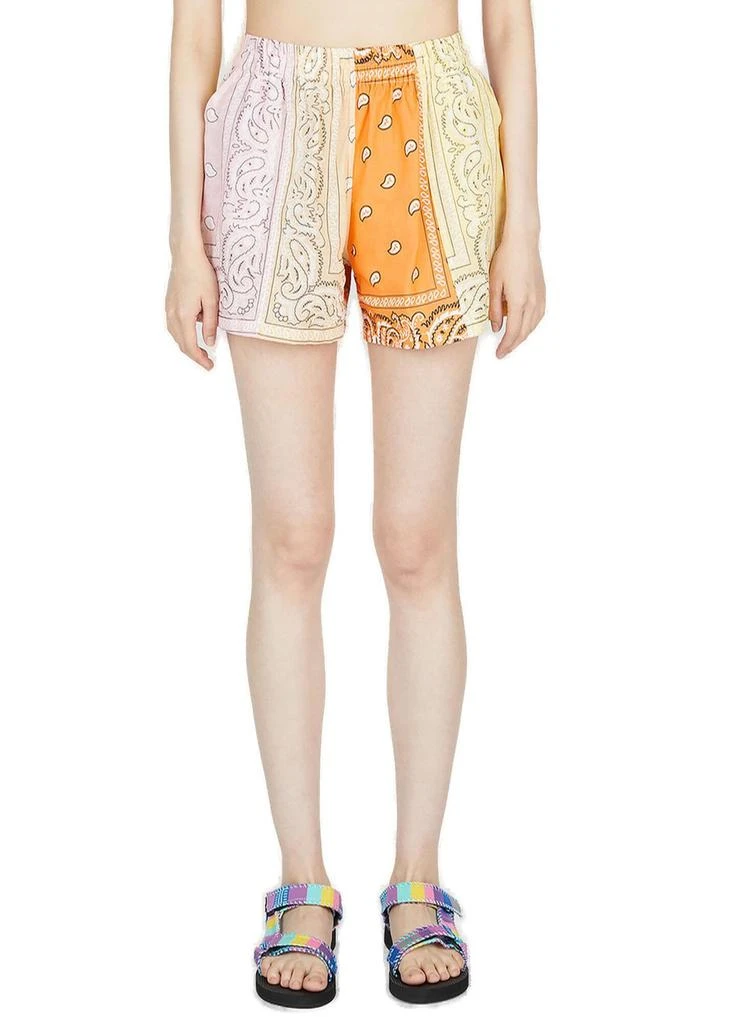 Arizona Love Arizona Love Paisley Printed Panelled Shorts 1