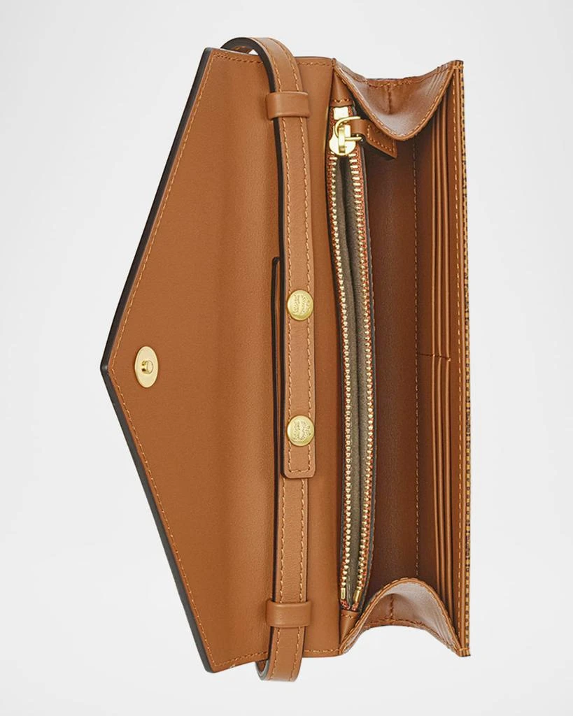 MCM Himmel Lauretos Envelope Leather Wallet on Chain 2