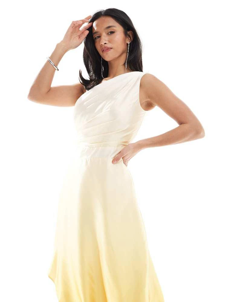 tfnc petite bridesmaid dresses TFNC Petite Bridesmaid Bow Back Maxi Dress In Muted Blush-Pink for Women