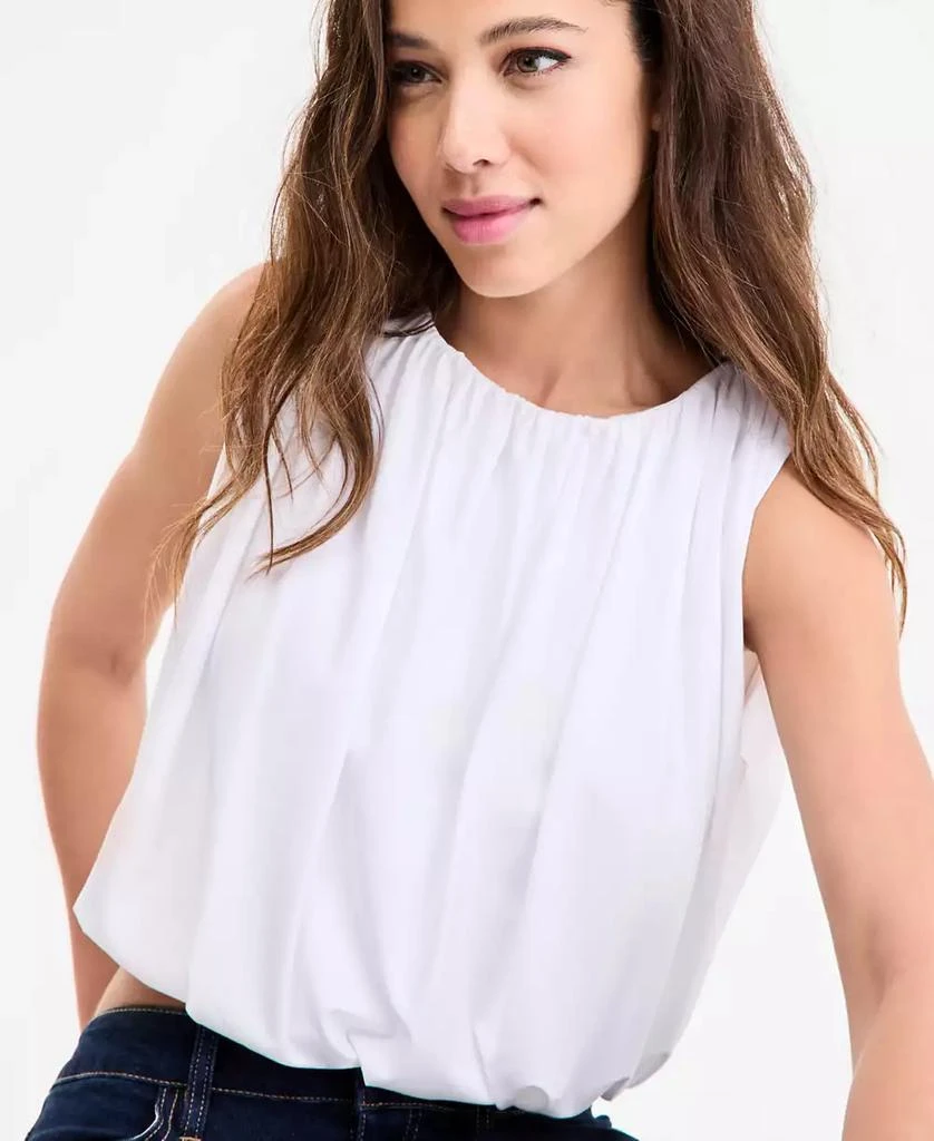 Bar III Women's Bubble-Hem Sleeveless Top, Exclusively at Macy's 3