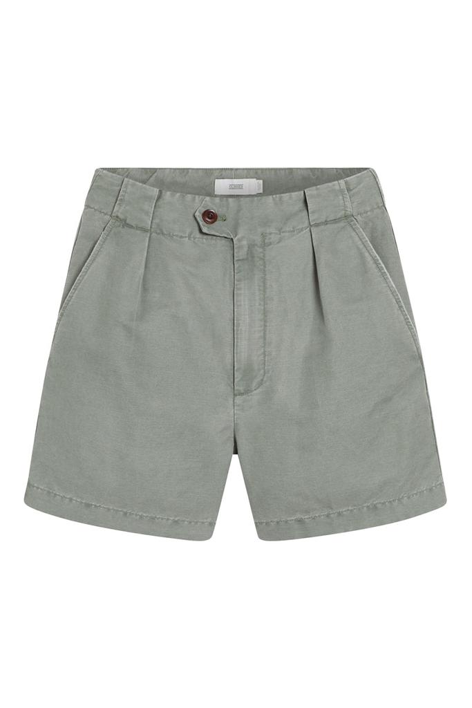 Closed Closed - Short Regular En Lin - Gris - Femme