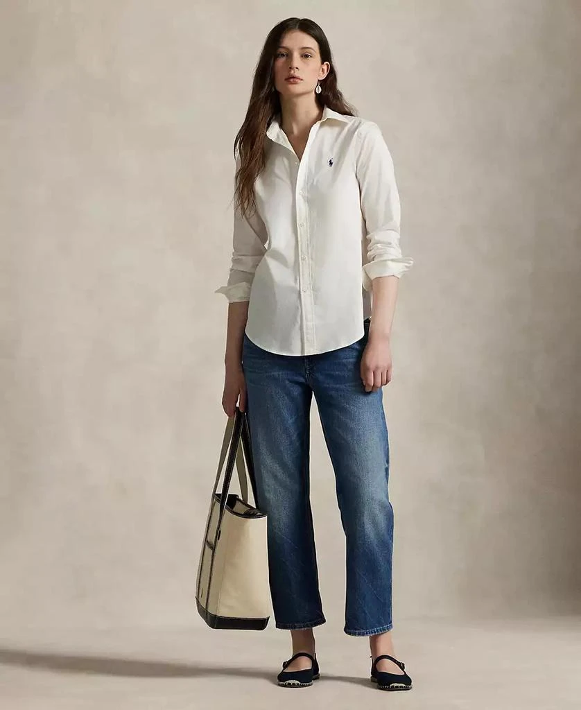 Ralph Lauren Women's Classic-Fit Cotton Twill Shirt 4