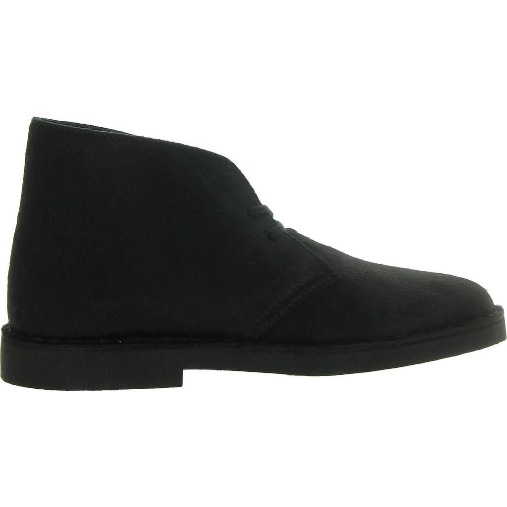Clarks Desert Boot 2 Womens Calf Hair Lace-Up Chukka Boots