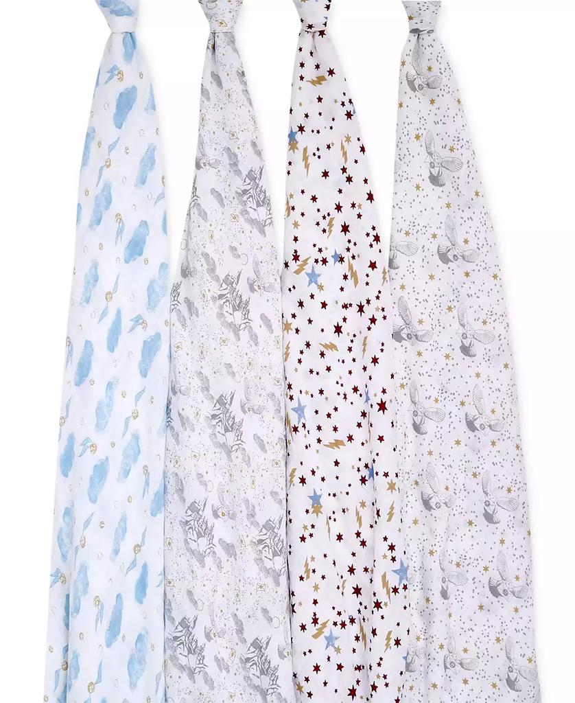aden + anais Baby Boys or Baby Girls Harry Potter Swaddles, Pack of 4