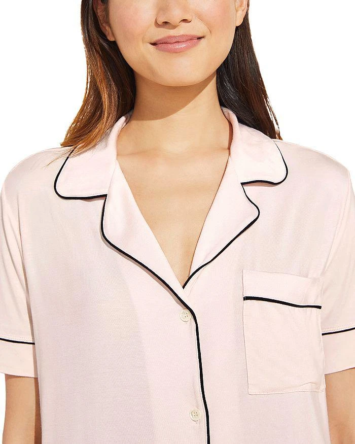 Eberjey Gisele Short Sleeve Long Pant Pajama Set 3