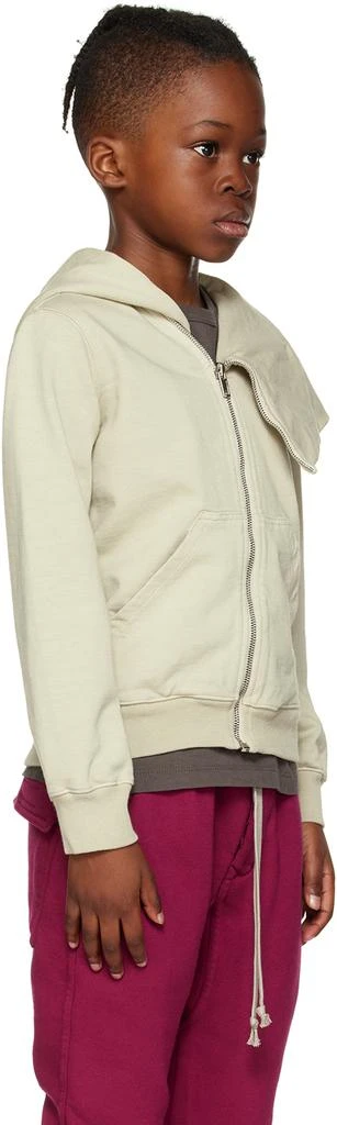 Rick Owens Kids Beige Mountain Hoodie 2