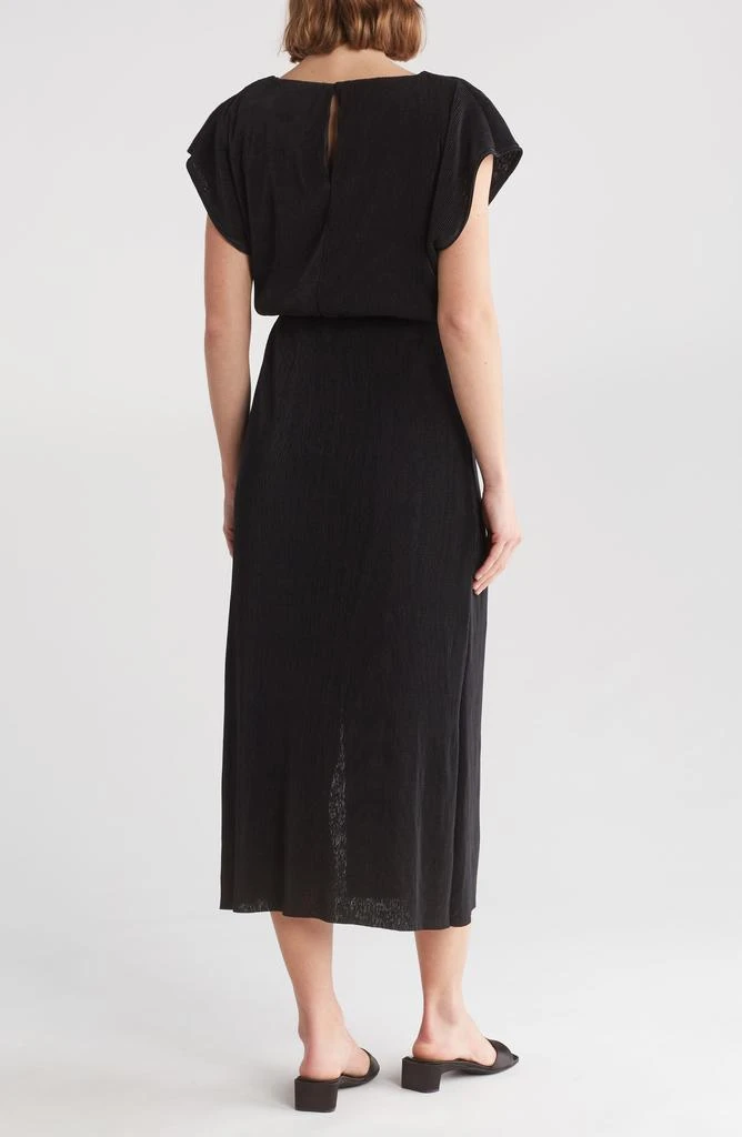 Mila Mae Short Sleeve Plissé Maxi Dress 2