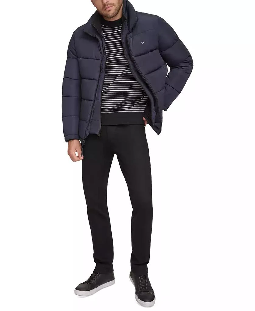 Calvin Klein Men's Puffer With Set In Bib Detail, Created for Macy's 4