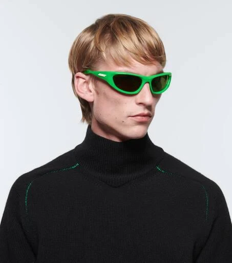 Bottega Veneta Cone Wraparound sunglasses 2
