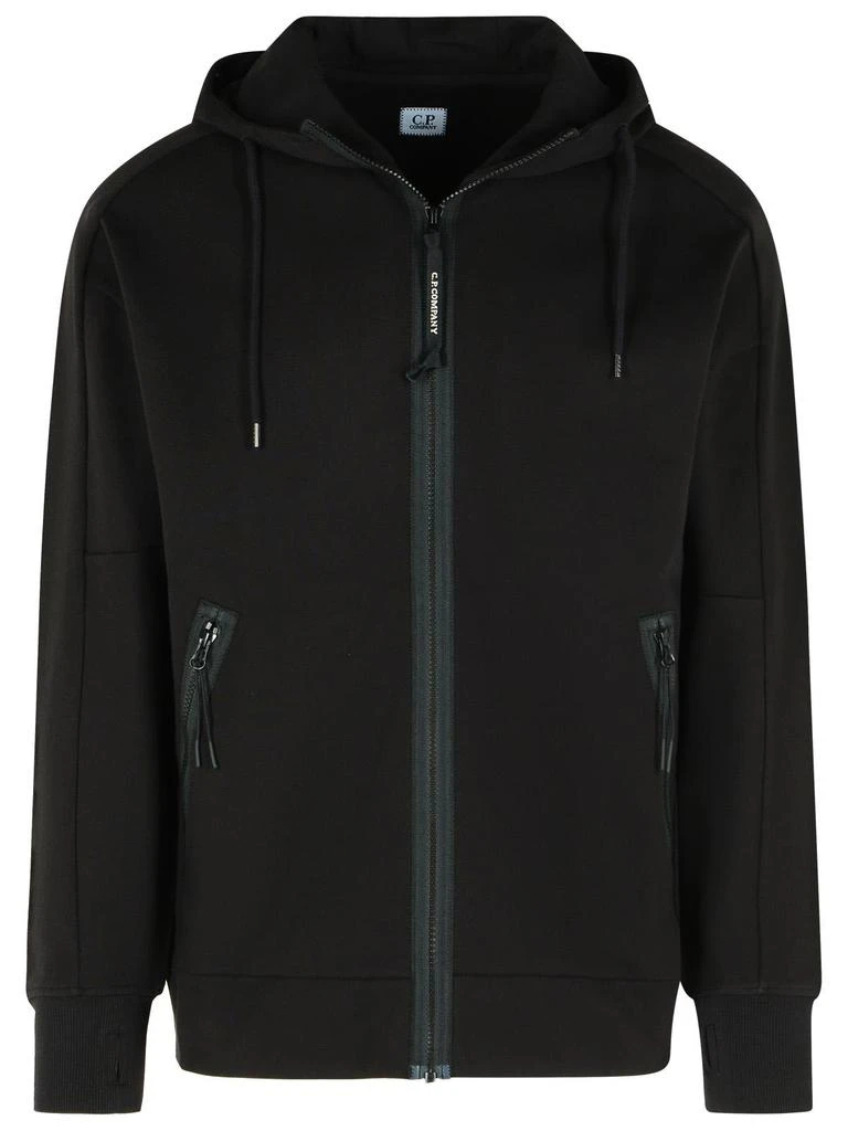 C.P. Company Black Cotton Sweatshirt 1