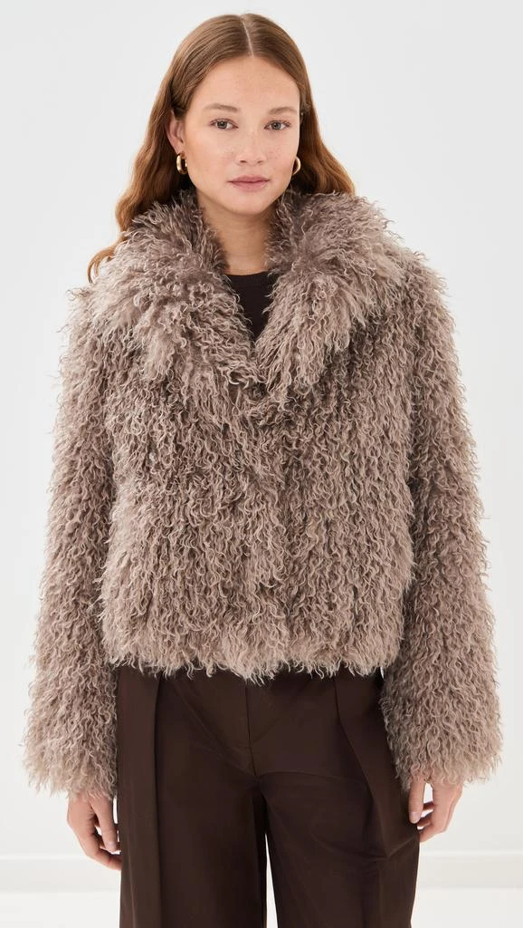 Sablyn Relaxed Fur Coat 6
