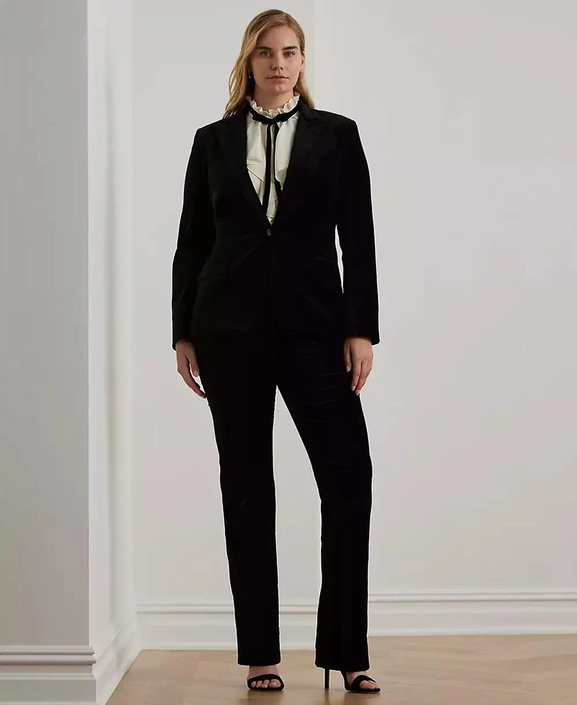 Ralph Lauren Plus Size Velvet Blazer 5